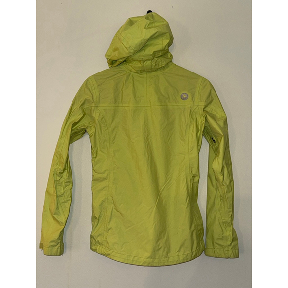 Women's Marmot Precip Rain Jacket Soft Shell Hooded Wind Breaker size XS - Picture 12 of 16